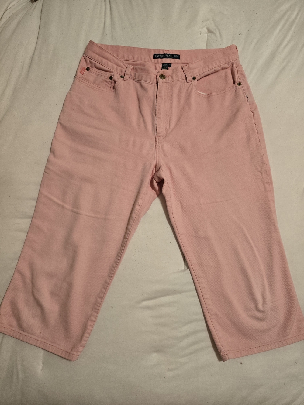 Lauren Ralph Lauren Pink Women's Crop Jeans